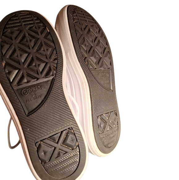 Converse Chuck Taylor All Star Platform High Top Sneakers Ladies 7 Mall Goth - Picture 2 of 5